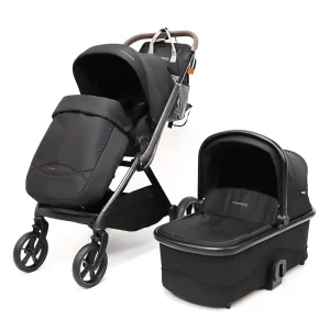 FTC020 2-in-1 Infant Baby Stroller with Bassinet, Compact Folding with Reversible Seat Magnetic Buckles