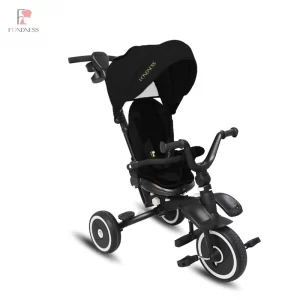 SL-F222 Kids Tricycle Toddler Trike with Push Handle Cup Holder Storage Basket