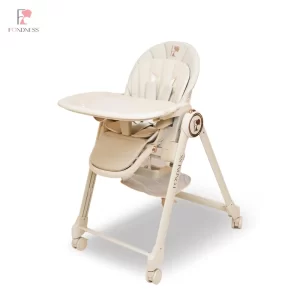 CY-M09 Multi-Functional Baby High Chair with Adjustable Footrest, Backrest & Height for Feeding